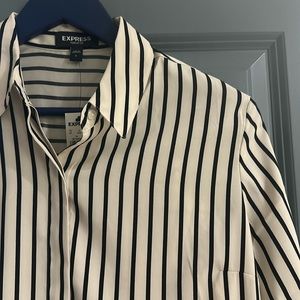 NWT Express Portofino striped blouse